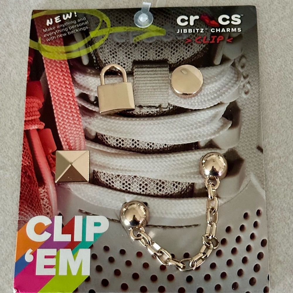 Crocs Jibbitz Charms Clips 4 Pack